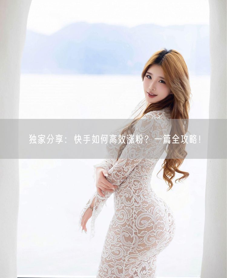 独家分享：快手如何高效涨粉？一篇全攻略！