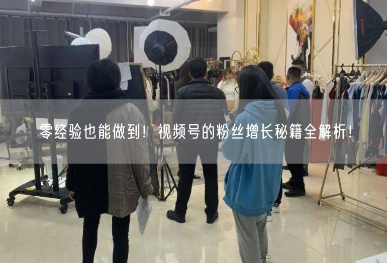 零经验也能做到！视频号的粉丝增长秘籍全解析！